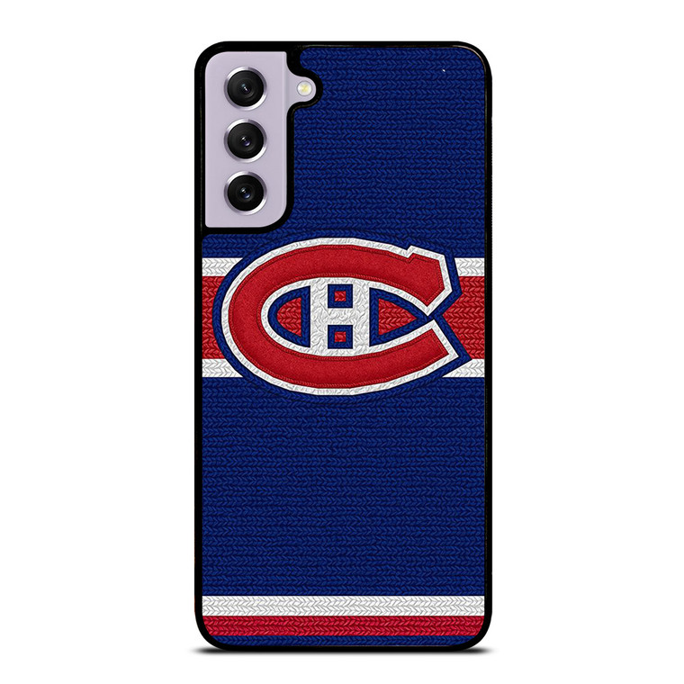 MONTREAL CANADIENS LOGO HOCKEY TEAM EMBORDERY Samsung Galaxy S21 FE Case Cover