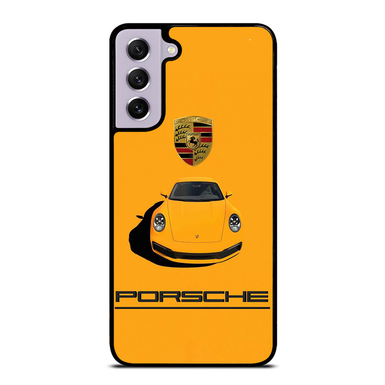 PORSCHE CAR LOGO YELLOW Samsung Galaxy S21 FE Case Cover
