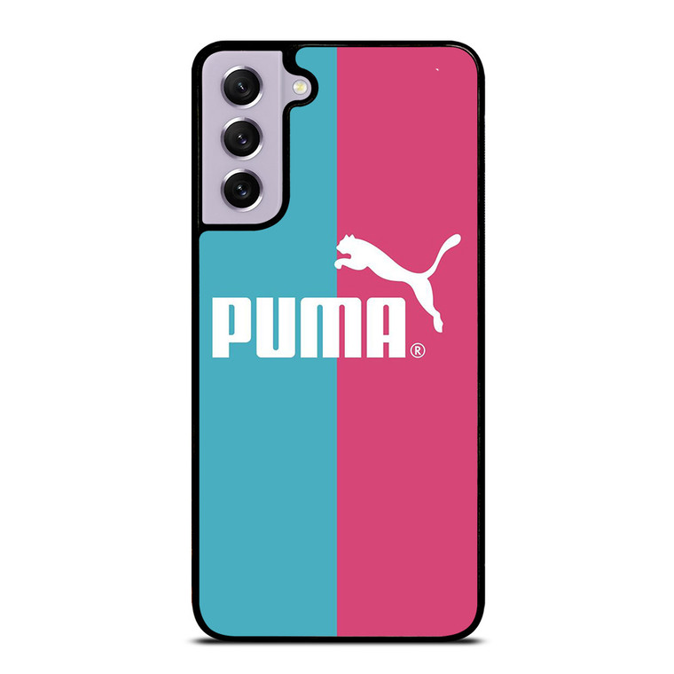 PUMA LOGO BLUE PINK ICON Samsung Galaxy S21 FE Case Cover