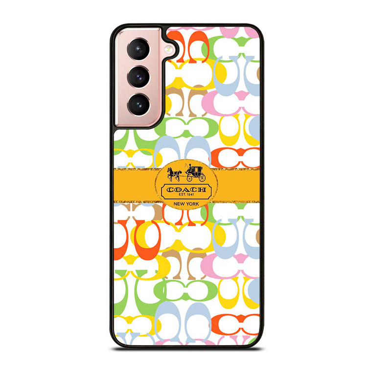 COACH NEW YORK LOGO LUXURY FASHION Samsung Galaxy S21 Case Cover