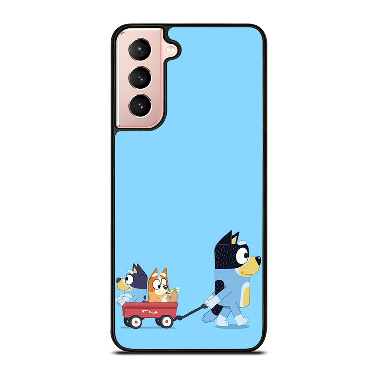 HEELERS FAMILY BLUEY CARTOON Samsung Galaxy S21 Case Cover