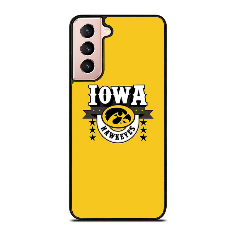 IOWA HAWKEYES LOGO UNIVERSITY BASKETBALL TEAM Samsung Galaxy S21 Case Cover