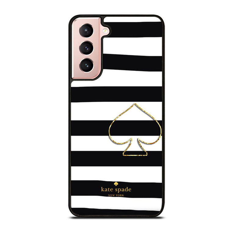 KATE SPADE NEW YORK BLACK STRIPES Samsung Galaxy S21 Case Cover
