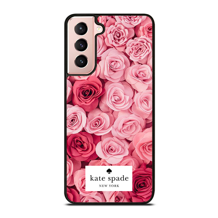 KATE SPADE NEW YORK ROSE PINK RED Samsung Galaxy S21 Case Cover