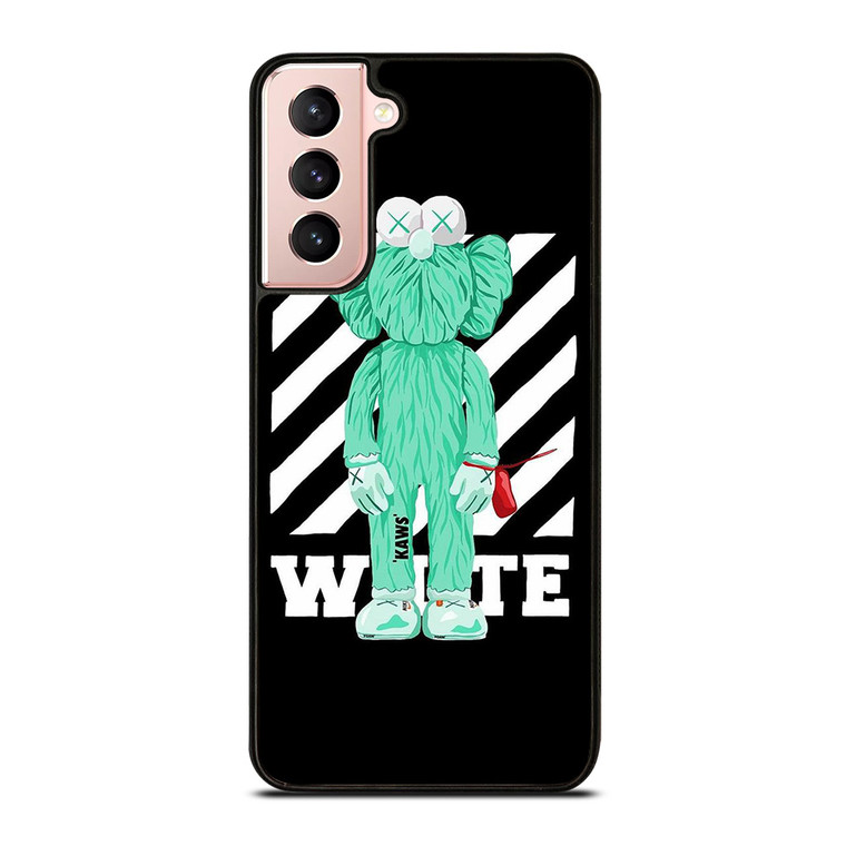 KAWS ICON OFF WHITE LOGO Samsung Galaxy S21 Case Cover