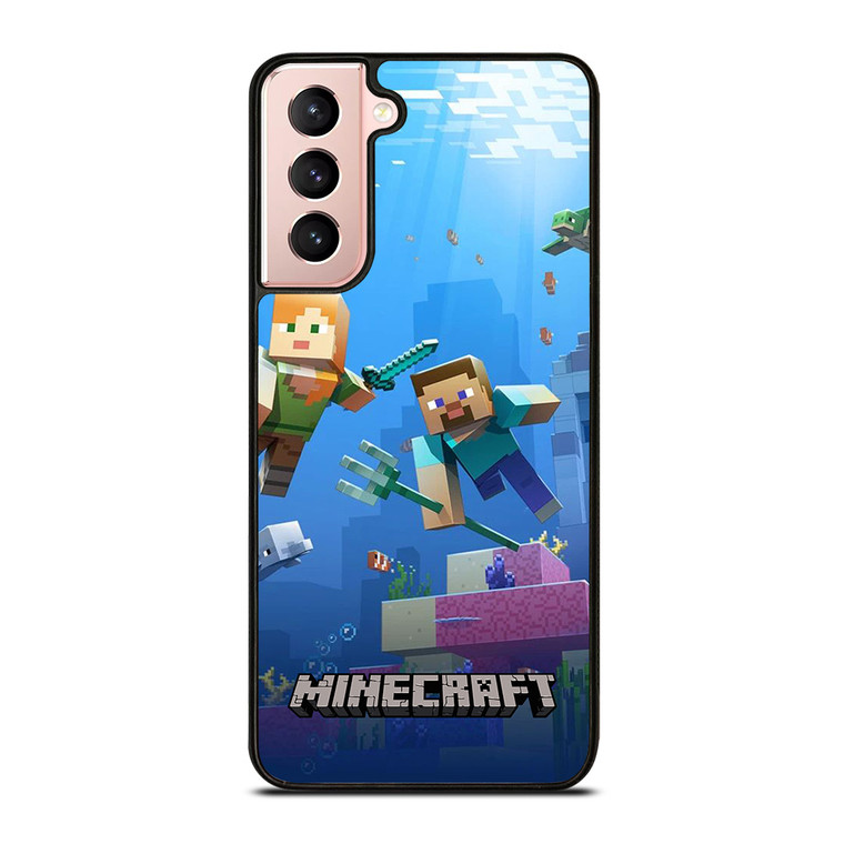 MINECRAFT GAMES UNDER WATER Samsung Galaxy S21 Case Cover