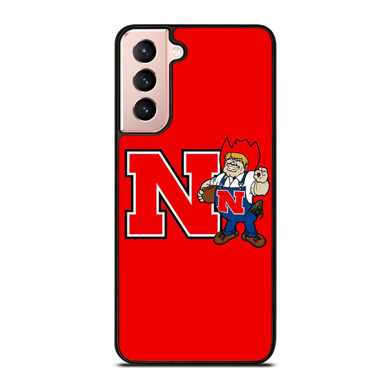 NEBRASKA HUSKERS ICON UNIVERSITY FOOTBALL LOGO Samsung Galaxy S21 Case Cover