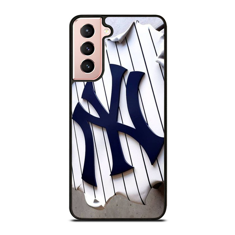 NEW YORK YANKEES BASEBALL ICON TEAM LOGO Samsung Galaxy S21 Case Cover