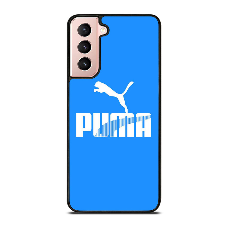 PUMA LOGO BLUE ICON Samsung Galaxy S21 Case Cover