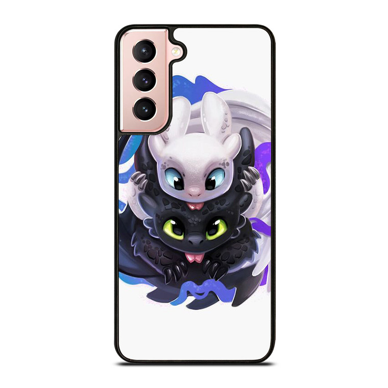 TOOTHLESS AND LIGHTFURY HOW TO TRAIN YOUR DRAGON Samsung Galaxy S21 Case Cover