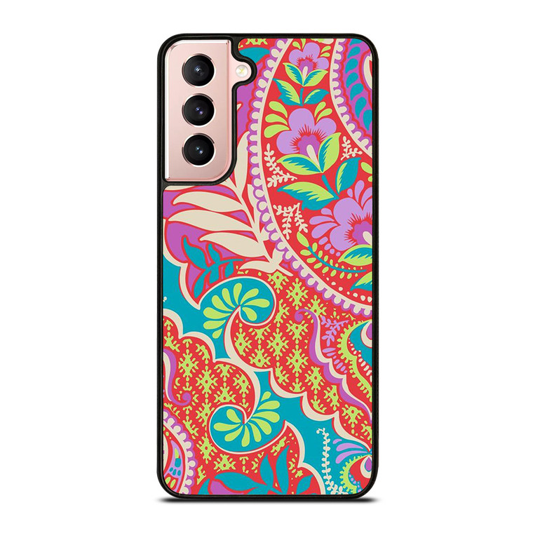 VERA BRADLEY FASHION FLORAL PATTERN Samsung Galaxy S21 Case Cover