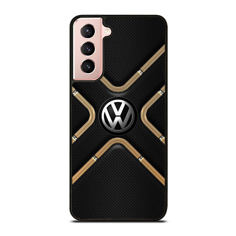 VOLKSWAGEN VW LOGO CARBON ICON Samsung Galaxy S21 Case Cover