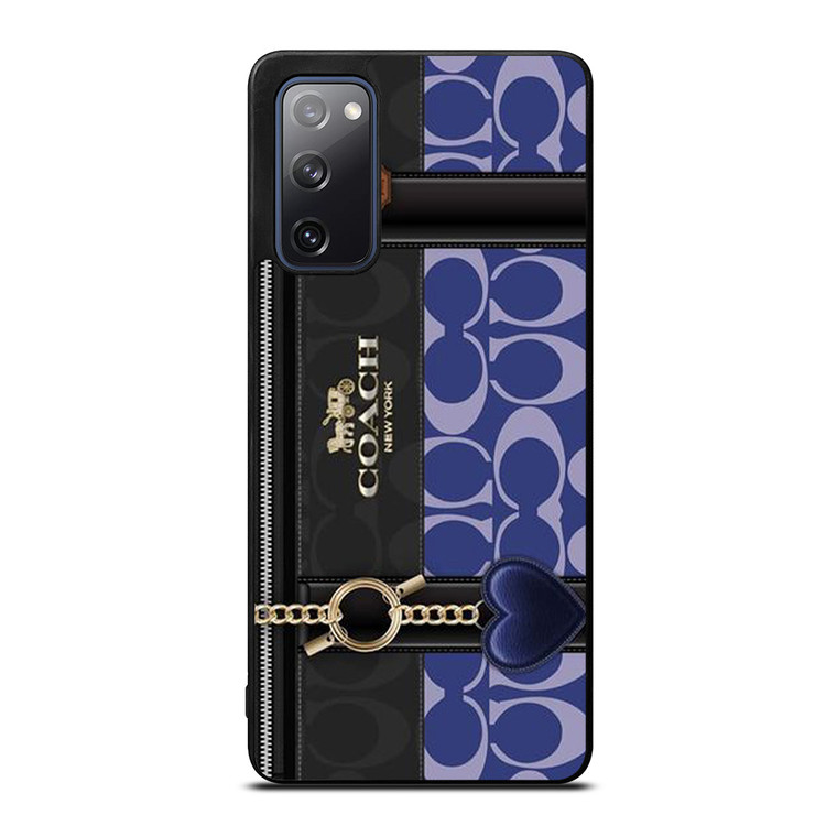 COACH NEW YORK LOGO BLUE BAG Samsung Galaxy S20 FE Case Cover