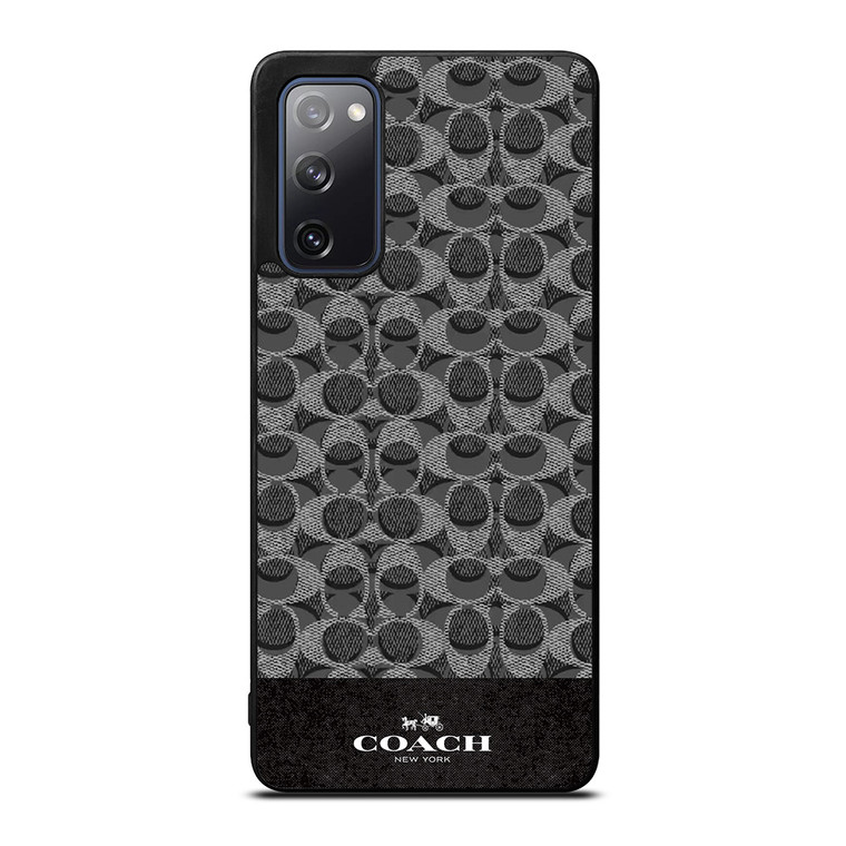 COACH NEW YORK LOGO DARK GREY Samsung Galaxy S20 FE Case Cover