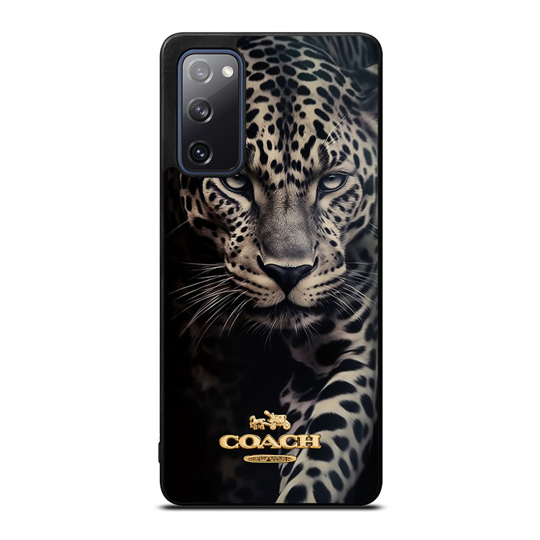 COACH NEW YORK LOGO LEOPARD Samsung Galaxy S20 FE Case Cover