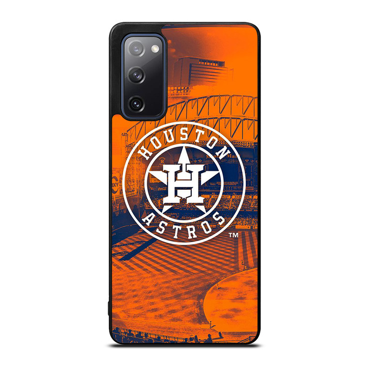 HOUSTON ASTROS ICON MLB BASEBALL TEAM LOGO Samsung Galaxy S20 FE Case Cover