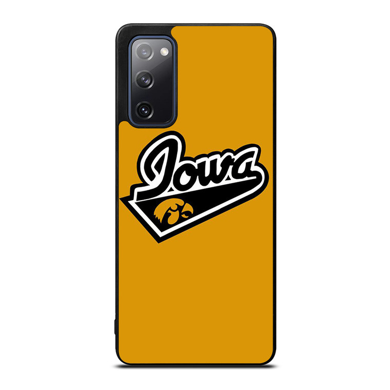 IOWA HAWKEYES UNIVERSITY BASKETBALL TEAM LOGO Samsung Galaxy S20 FE Case Cover