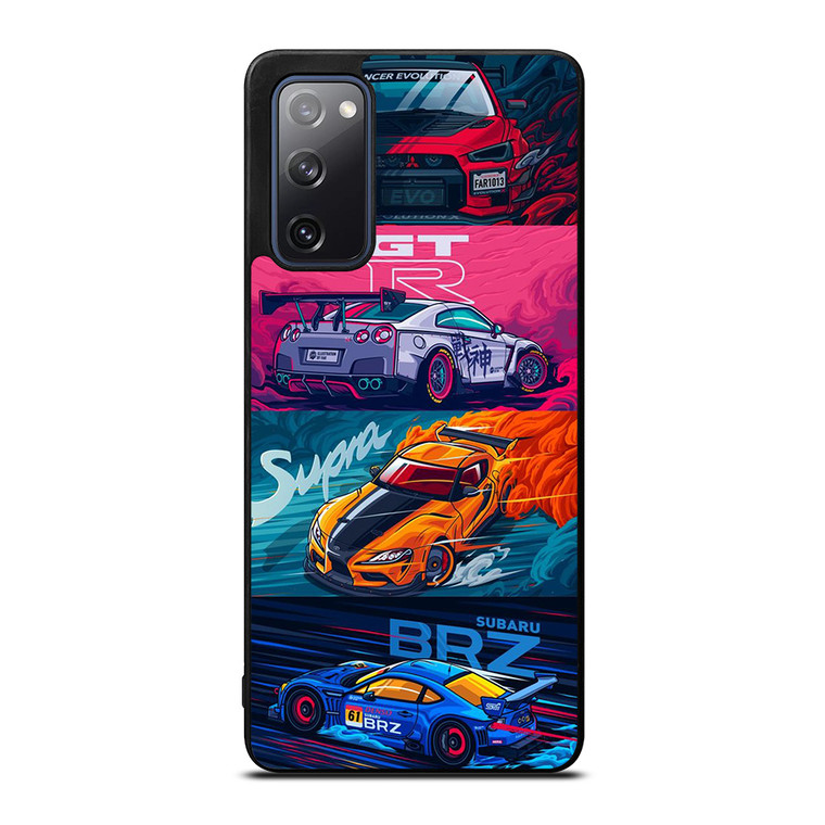 JAPAN RACING SPORTS CARS SUPRA GTR LANCER BRZ Samsung Galaxy S20 FE Case Cover