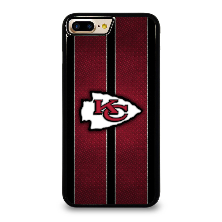 KANSAS CITY CHIEFS NFL METAL STRIPE iPhone 7 / 8 Plus Case Cover