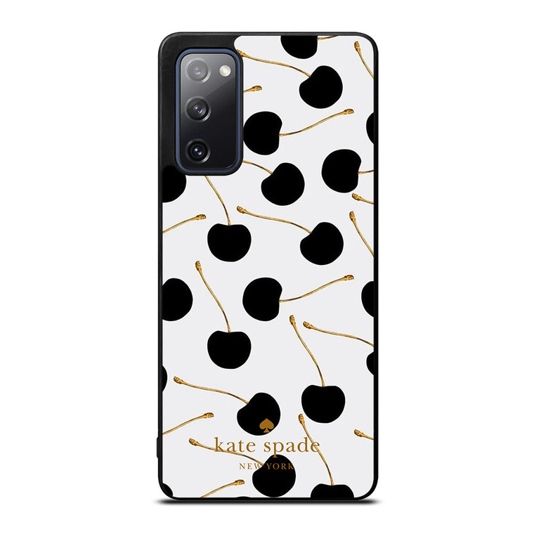 KATE SPADE NEW YORK LOGO BLACK CHERRIES Samsung Galaxy S20 FE Case Cover