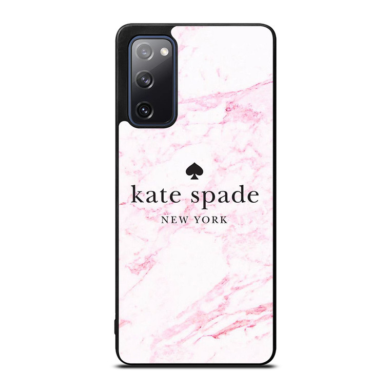 KATE SPADE NEW YORK LOGO PINK MARBLES Samsung Galaxy S20 FE Case Cover
