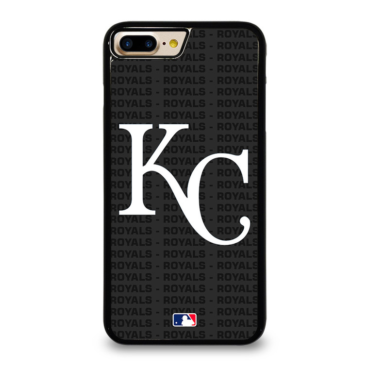 KANSAS CITY ROYALS BASEBALL BLACK iPhone 7 / 8 Plus Case Cover
