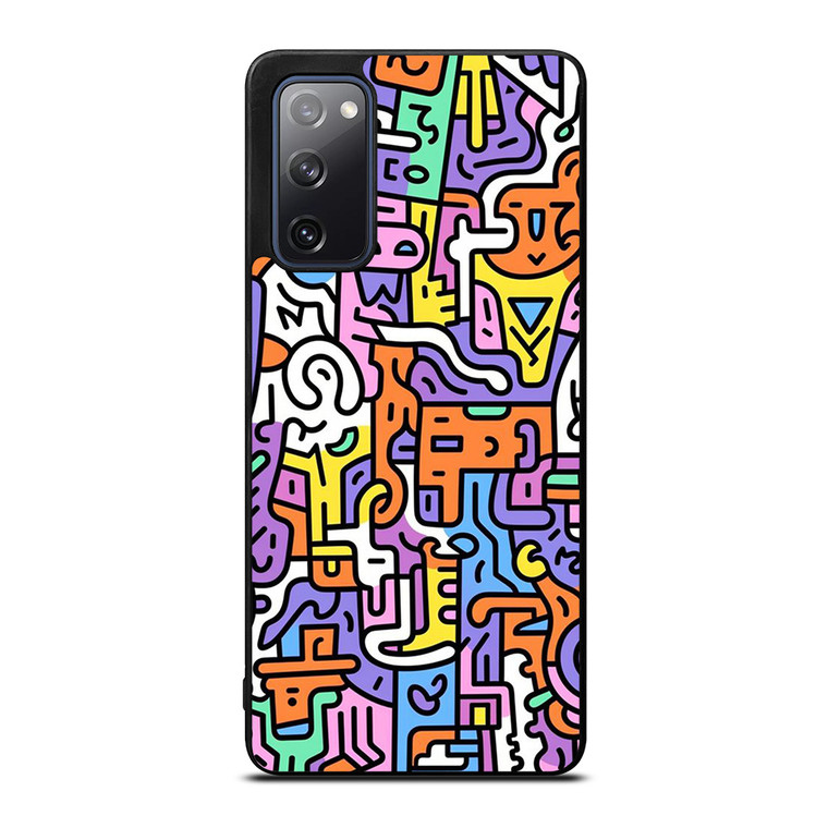 KEITH HARING ART COLORFUL STYLE Samsung Galaxy S20 FE Case Cover