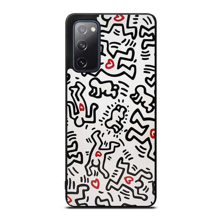 KEITH HARING ART HEART FIGURES Samsung Galaxy S20 FE Case Cover