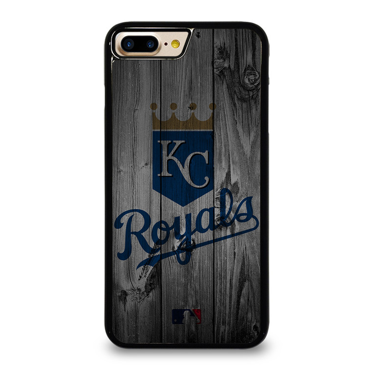 KANSAS CITY ROYALS BASEBALL MLB WOOD LOGO iPhone 7 / 8 Plus Case Cover