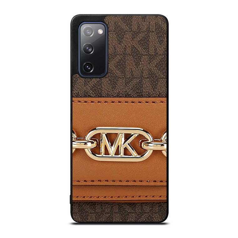 MICHAEL KORS MK LOGO BROWN BAG Samsung Galaxy S20 FE Case Cover