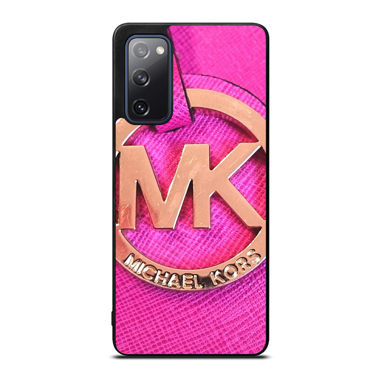 MICHAEL KORS MK LOGO PINK GOLD EMBLEM Samsung Galaxy S20 FE Case Cover