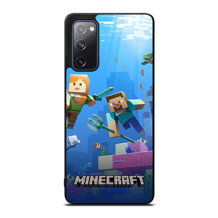 MINECRAFT GAMES UNDER WATER Samsung Galaxy S20 FE Case Cover