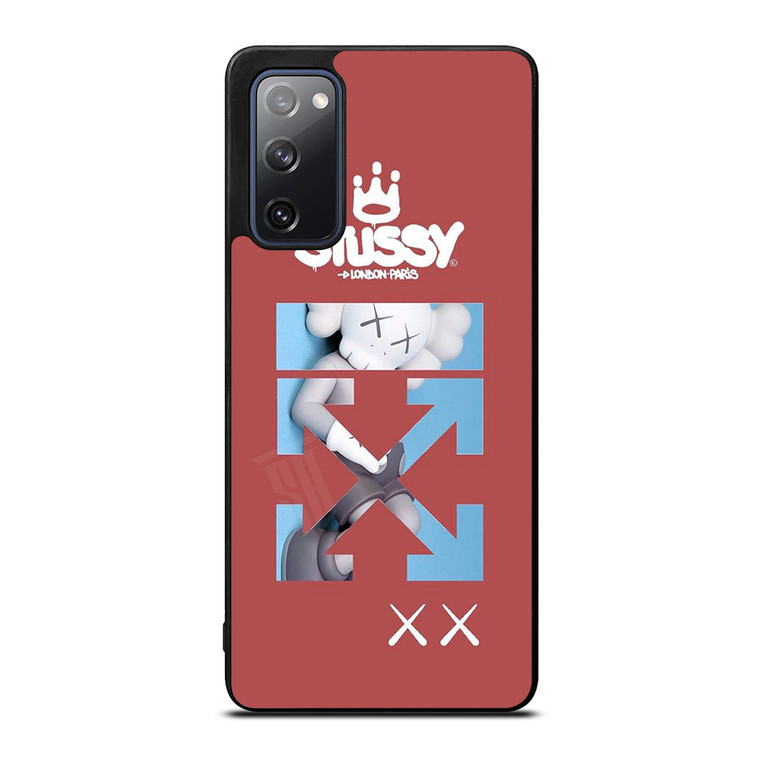 OFF WHITE STUSSY KAWS LOGO Samsung Galaxy S20 FE Case Cover