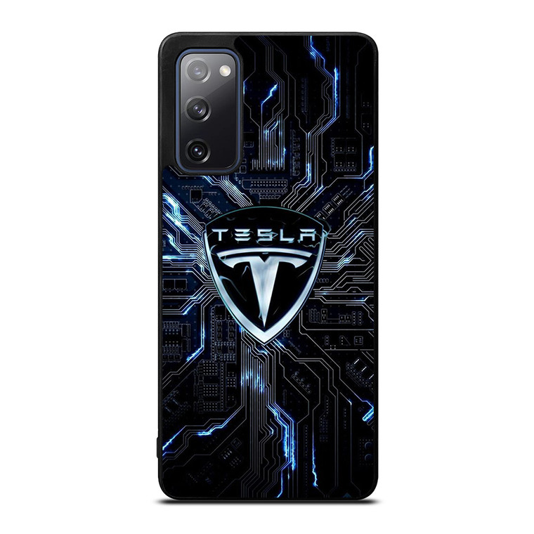 TESLA ELECTRIC CAR LOGO Samsung Galaxy S20 FE Case Cover