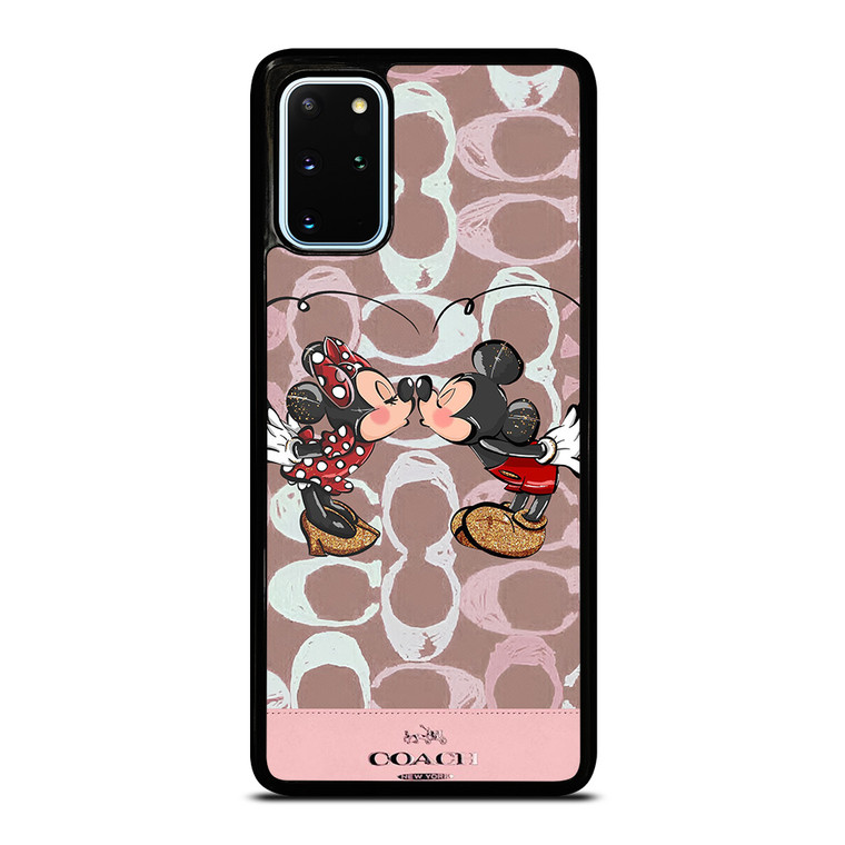 COACH NEW YORK LOGO MICKEY MINNIE MOUSE DISNEY KISS Samsung Galaxy S20 Plus Case Cover
