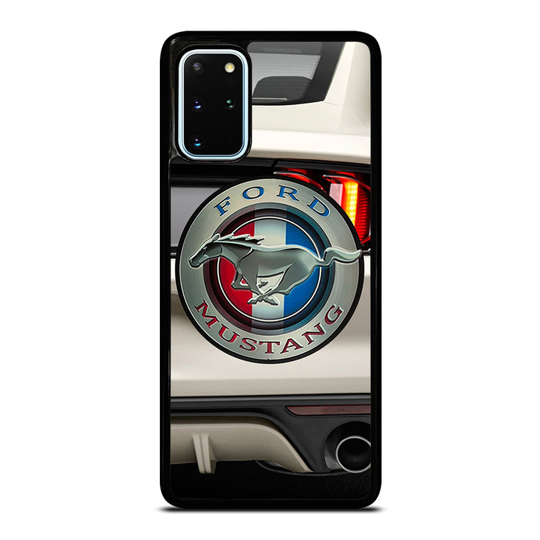 FORD MUSTANG CAR LOGO WHITE Samsung Galaxy S20 Plus Case Cover