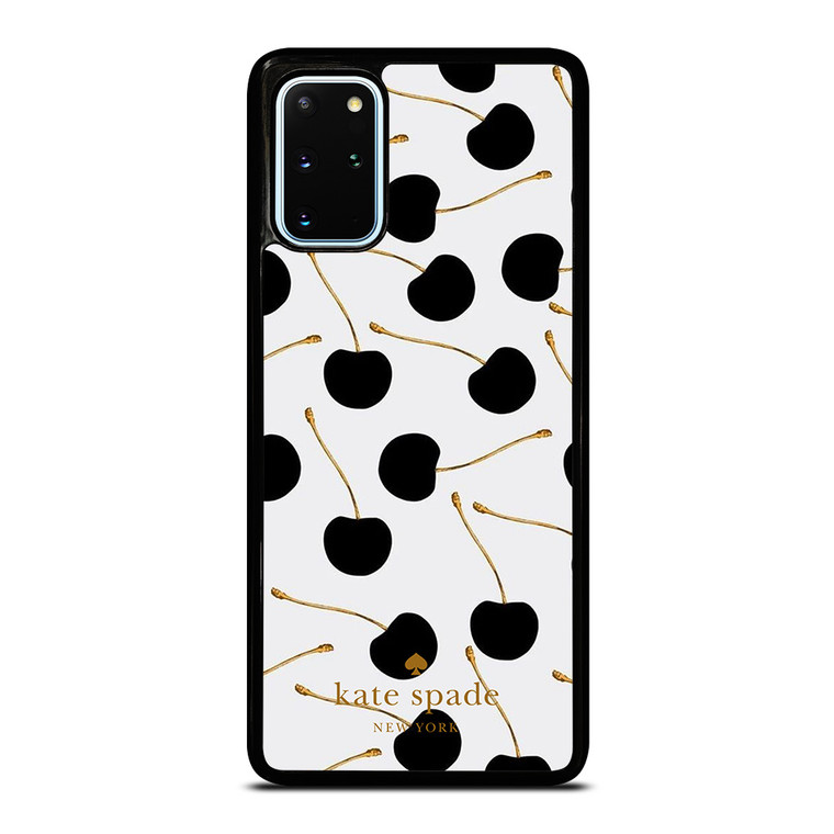 KATE SPADE NEW YORK LOGO BLACK CHERRIES Samsung Galaxy S20 Plus Case Cover