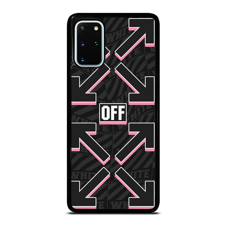 OFF WHITE LOGO BLACK PINK Samsung Galaxy S20 Plus Case Cover