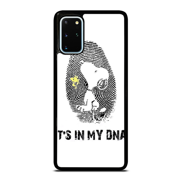 SNOOPY THE PEANUTS FINGER PRINT MY DNA Samsung Galaxy S20 Plus Case Cover