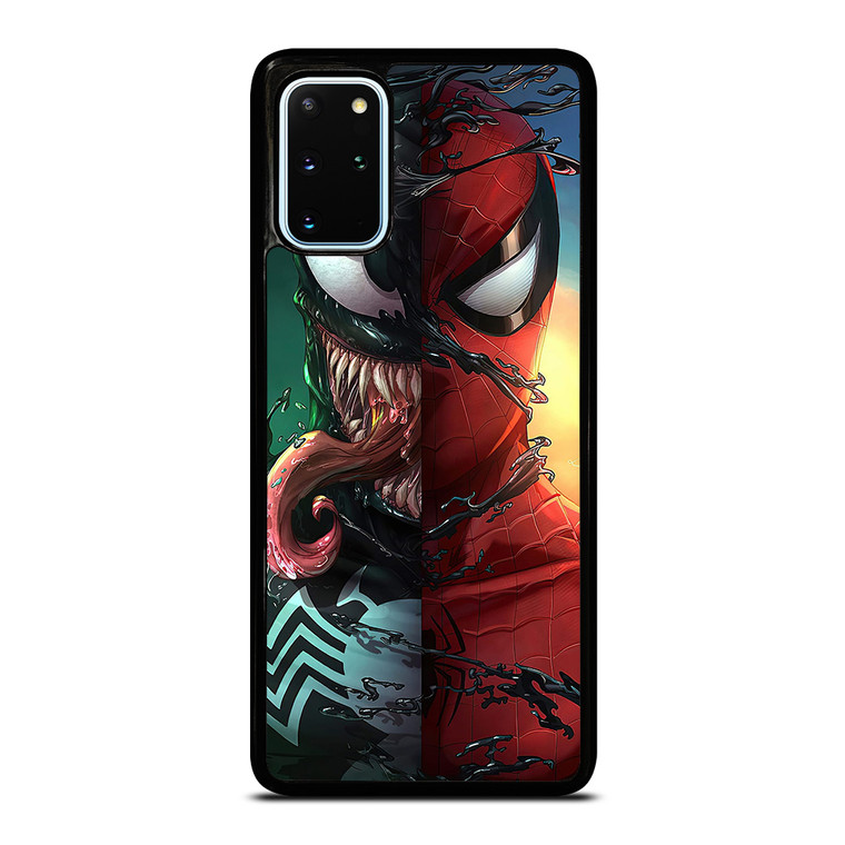 VENOM V SPIDERMAN FACE SUPERHERO MARVEL COMICS Samsung Galaxy S20 Plus Case Cover