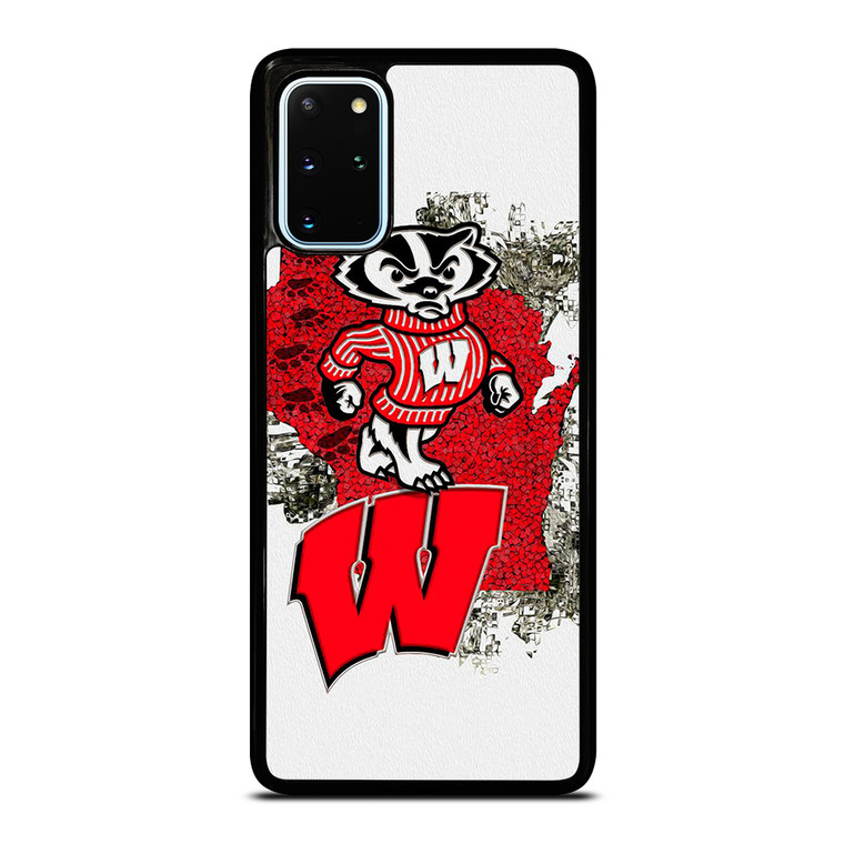 WISCONSIN BADGERS UNIVERSITY FOOTBALL LOGO Samsung Galaxy S20 Plus Case Cover