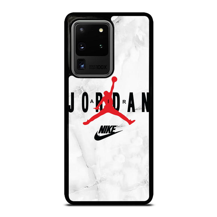 AIR JORDAN NIKE SHOES LOGO MARBLE Samsung Galaxy S20 Ultra Case Cover