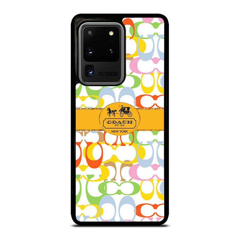 COACH NEW YORK LOGO LUXURY FASHION Samsung Galaxy S20 Ultra Case Cover