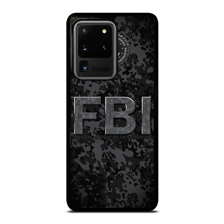 FBI LOGO CAMO Samsung Galaxy S20 Ultra Case Cover