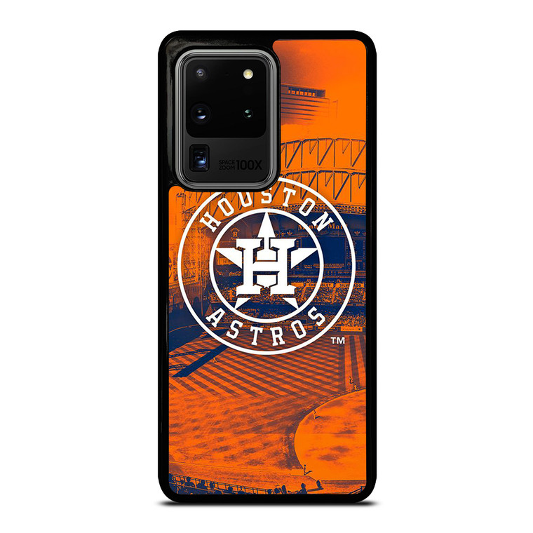 HOUSTON ASTROS ICON MLB BASEBALL TEAM LOGO Samsung Galaxy S20 Ultra Case Cover
