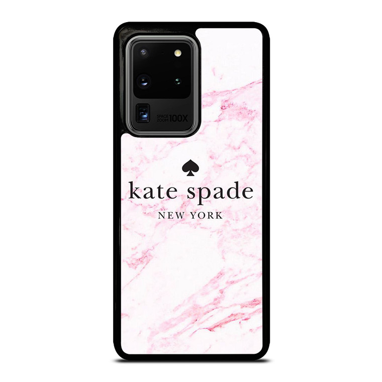 KATE SPADE NEW YORK LOGO PINK MARBLES Samsung Galaxy S20 Ultra Case Cover