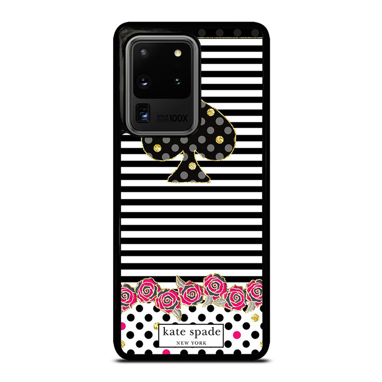 KATE SPADE NEW YORK LOGO STRIPES POLKADOTS Samsung Galaxy S20 Ultra Case Cover