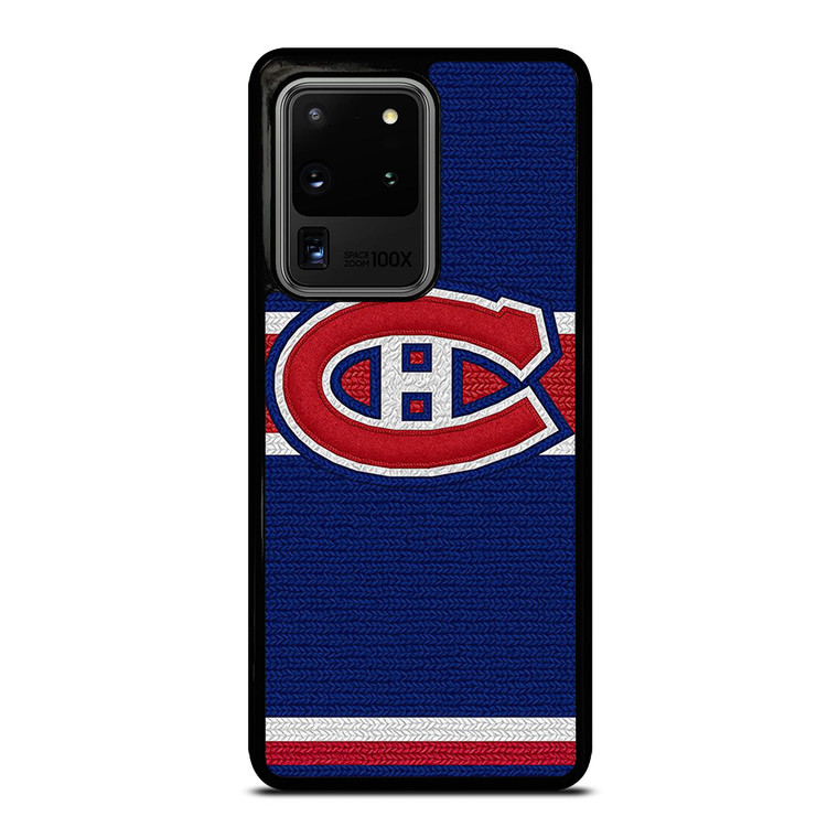 MONTREAL CANADIENS LOGO HOCKEY TEAM EMBORDERY Samsung Galaxy S20 Ultra Case Cover