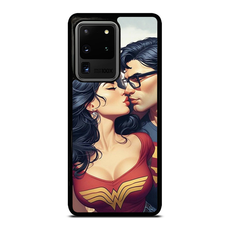SUPERMAN WONDER WOMAN KISSING Samsung Galaxy S20 Ultra Case Cover