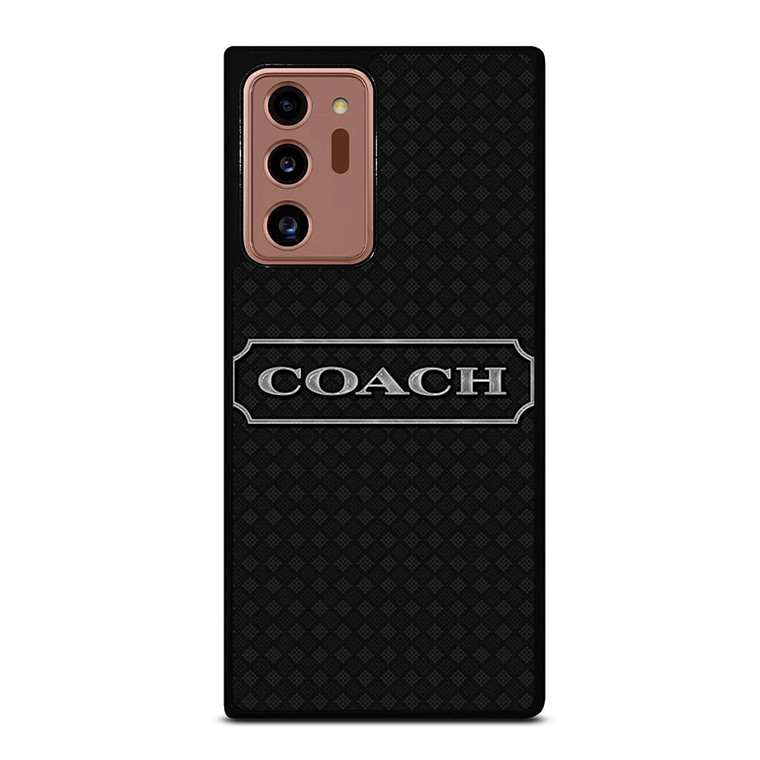 COACH NEW YORK LOGO BLACK Samsung Galaxy Note 20 Ultra Case Cover